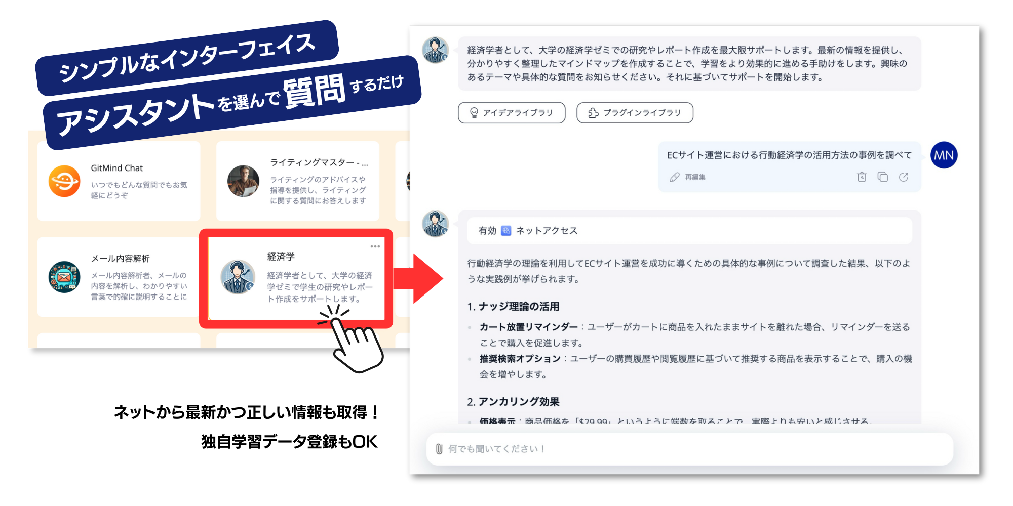 AIチャット使用イメージ