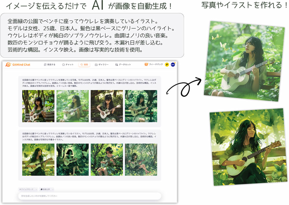 画像生成AIのトップ作例